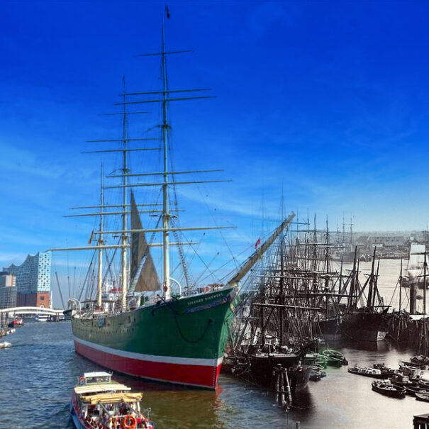 Gåtur Hamborg havn