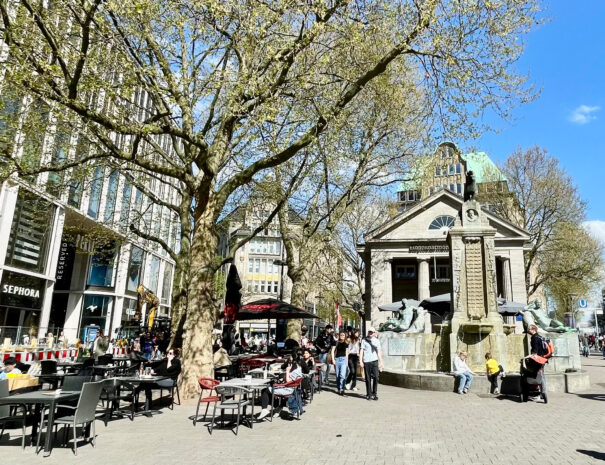 Spændende gågader i Hamborg
